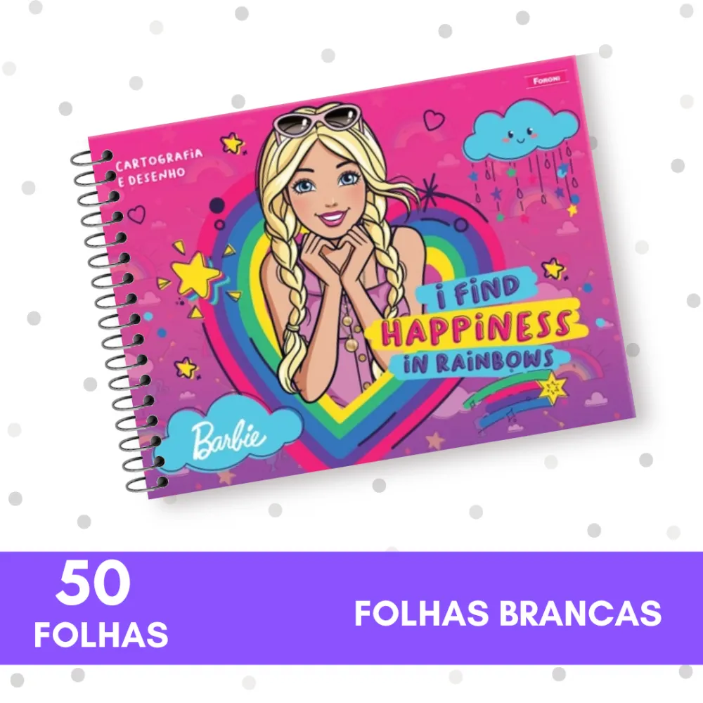 CADERNO DE DESENHO PERSONALIZADO -  50 FOLHAS Imagem