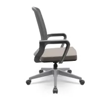 Poltrona Executiva Adrix Grafite Base Piramidal - Foto 3