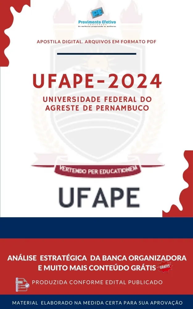 Apostila UFAPE Assistente Administração 2024