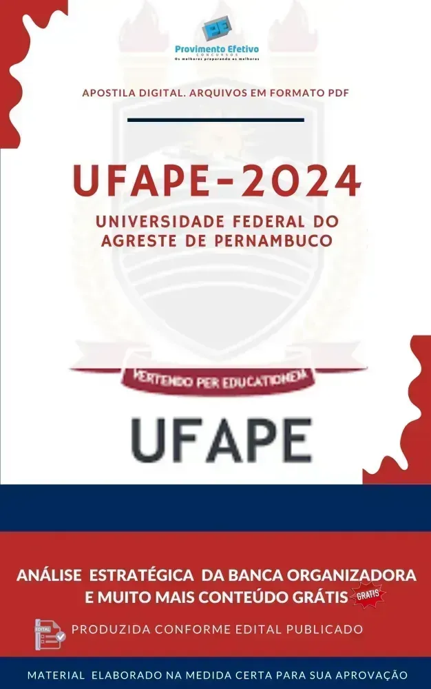 Apostila UFAPE  Assistente Social 2024 Imagem