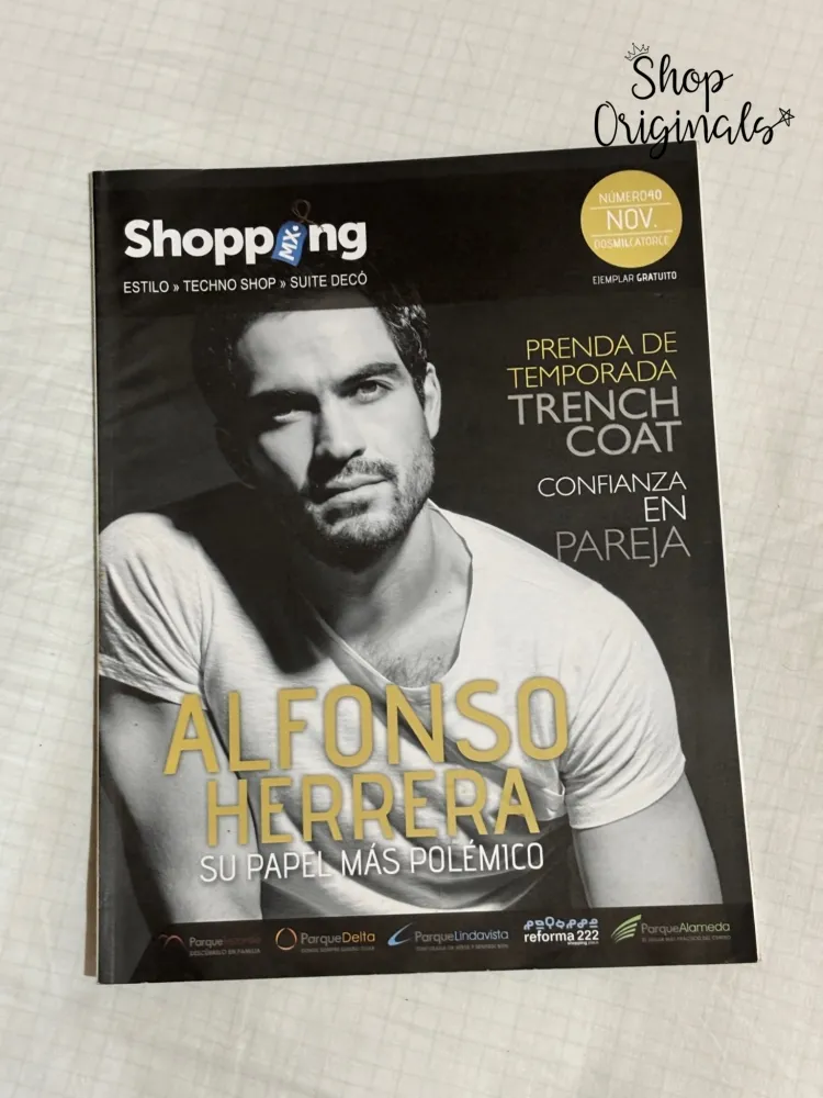 Revista Shopping - Alfonso Herrera (Noviembre, 2014) - Importada Imagem