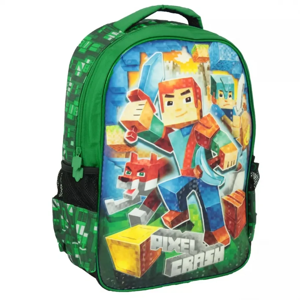 Mochila Infantil Pixel Crash Imagem