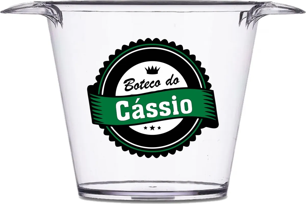 Balde de Gelo Personalizado 4 litros
