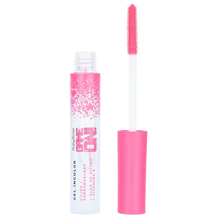 Gel Incolor Cílios + Sobrancelhas Ruby Rose Game On
