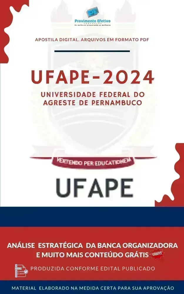 Apostila UFAPE  Zootecnista  2024