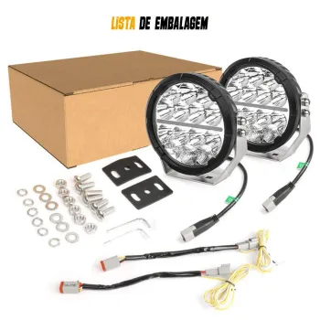 PAR FAROL AUXILIAR LED TRAILBLAZER 6.5