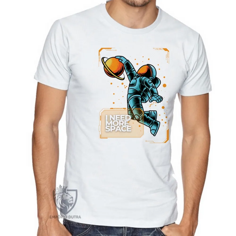  Camiseta Astronauta Basquete
