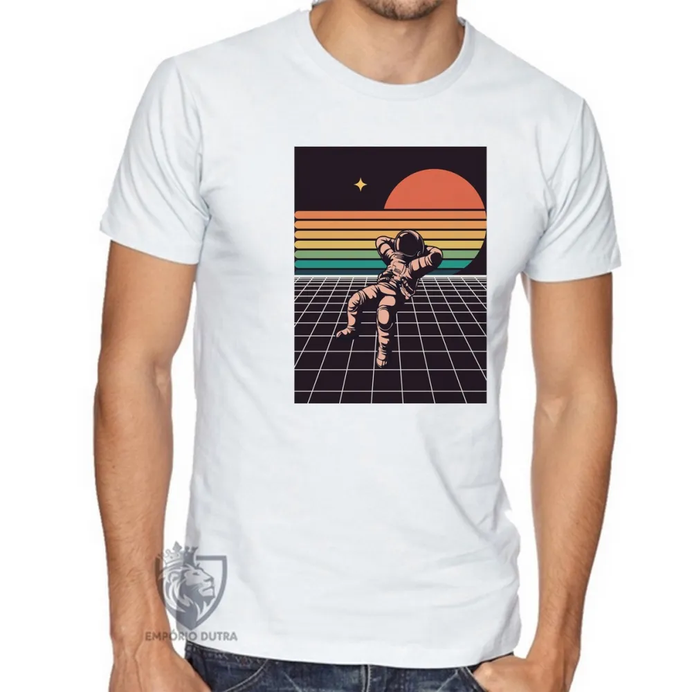 Camiseta Astronauta relaxando