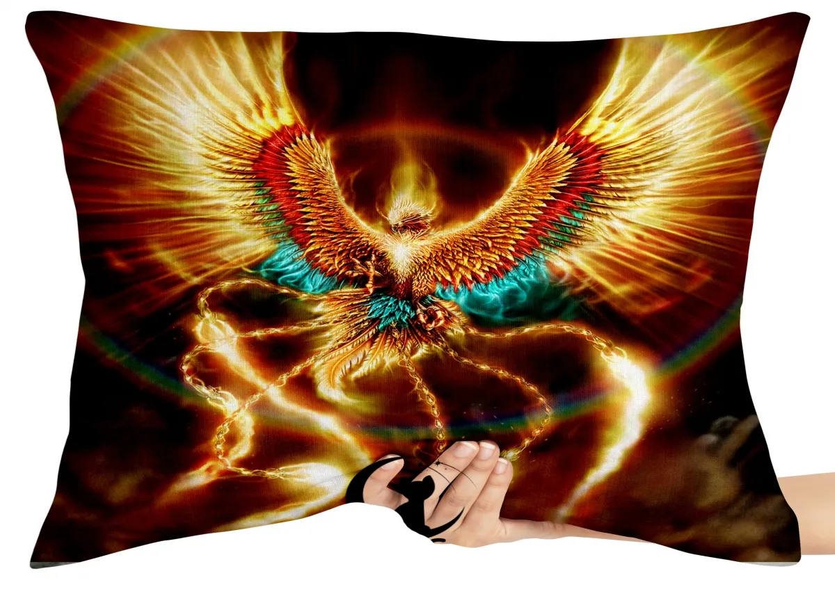 Capa de Almofada ou Travesseiro Phoenix