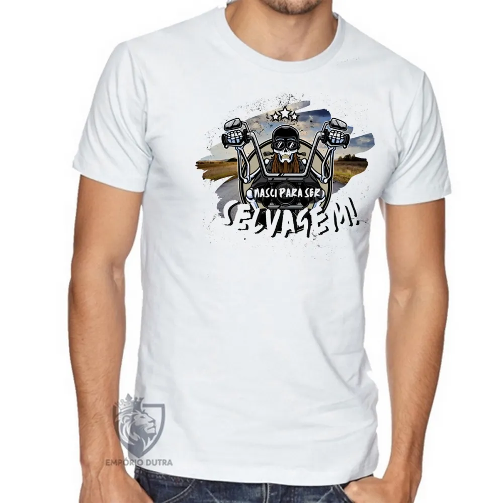 Camiseta Nasci para ser selvagem