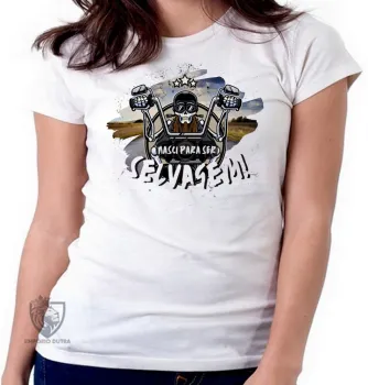 Camiseta Nasci para ser selvagem - Foto 2