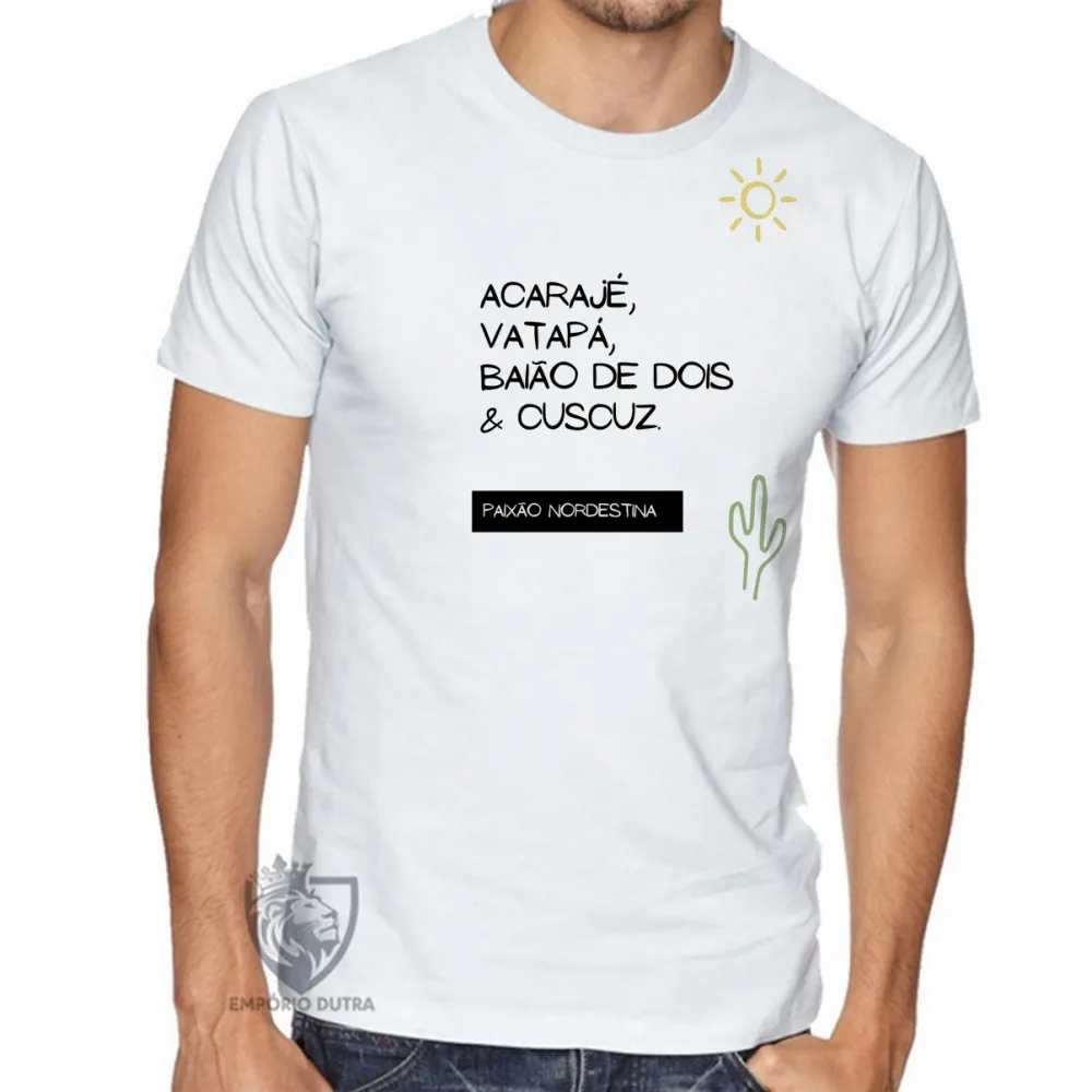 Camiseta Paixão Nordestina