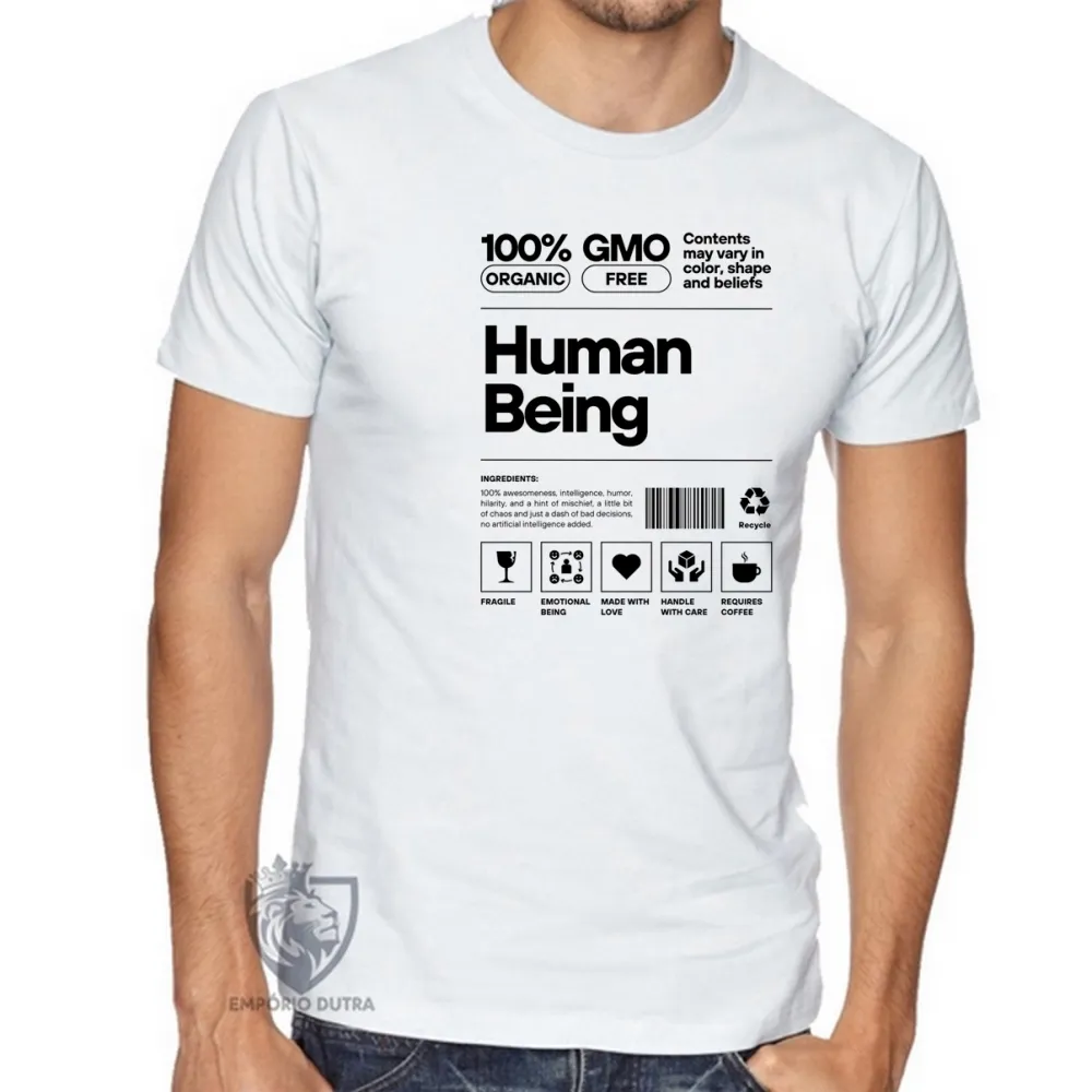 Camiseta Ser Humano Imagem