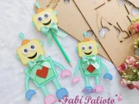 KIT13   Gabarito de Moldes  em MDF  Kit Robô Tonico 