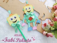 KIT14   Gabarito de Moldes  em MDF  Coleção Robozinhos - Foto 8