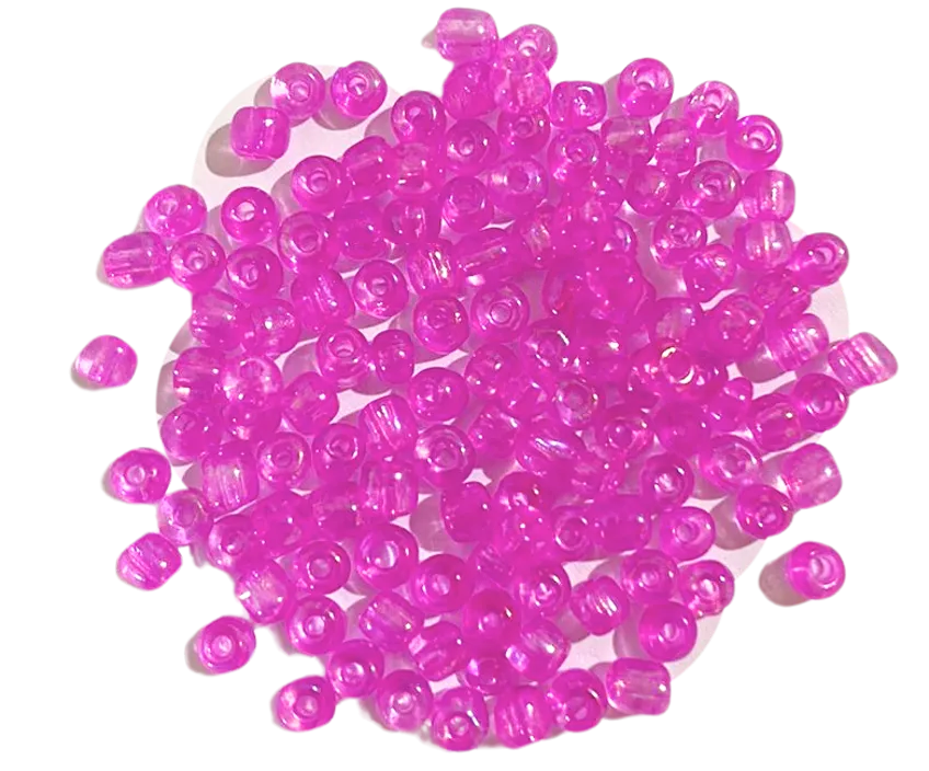 Missanga de vidro Pink Boreal 6/0  - 4mm