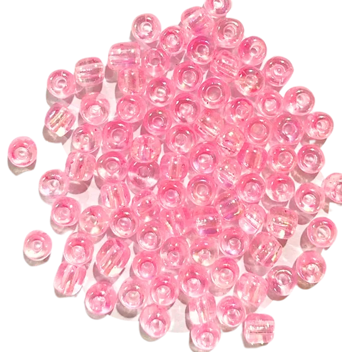 Missanga de vidro  Rosa Boreal 6/0  - 4mm Imagem