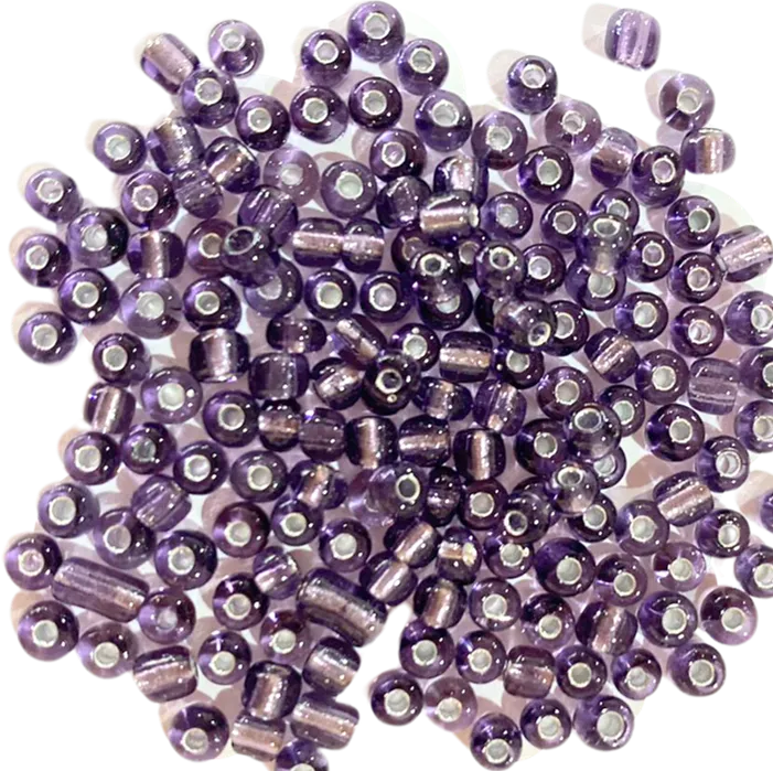 Missanga de vidro Uva cristal  6/0  - 4mm Imagem