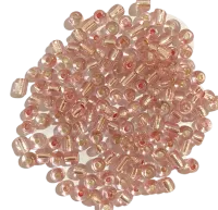 Missanga de vidro Rose boreal cristal  6/0  - 4mm