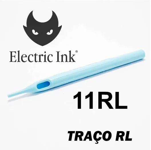 Ponteira Longa Azul ELECTRIC INK 11RL TRAÇO - Avulso Imagem