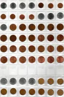 1994 à 2023 - Lote com 151 moedas do Real - Moedas de 1 real, 50 centavos, 25 centavos, 10 centavos, 5 centavos e 1 centavo de circulação comum - Foto 2