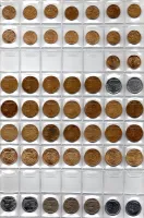 1994 à 2023 - Lote com 151 moedas do Real - Moedas de 1 real, 50 centavos, 25 centavos, 10 centavos, 5 centavos e 1 centavo de circulação comum - Foto 5