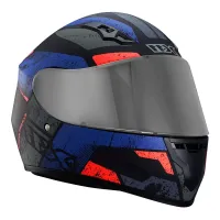 Capacete X 11 Trust Pro Ballads Azul Laranja - Foto 2