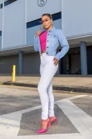 Calça Jeans Skinny Revanche Feminina Branca - Foto 2