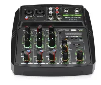 Mesa De Som Mj Audio 4 Canais Usb Bluetooth Mj4 Live - Foto 3