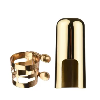 CONJUNTO ABRAÇADEIRA PRESILHA E COBRE BOQUILHA PARA  SAX ALTO