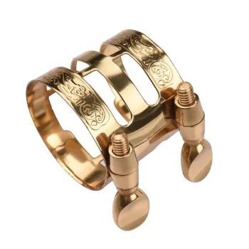 CONJUNTO ABRAÇADEIRA PRESILHA E COBRE BOQUILHA PARA  SAX ALTO - Foto 2
