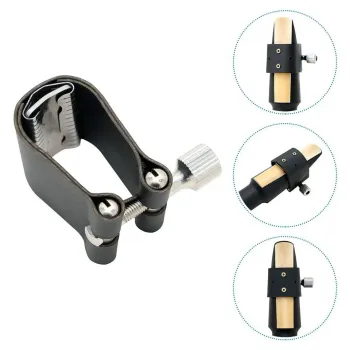 ABRAÇADEIRA PRESILHA COURO SAX ALTO - Foto 2