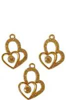 Pingente Coração duplo Premium