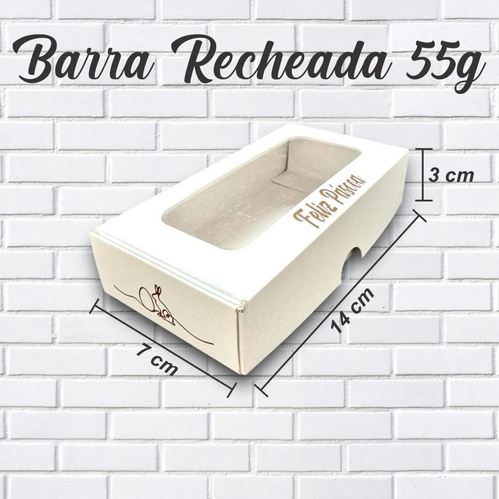 Caixa para Barra Recheada 55g Imagem