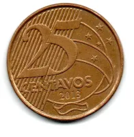 2013 - 25 Centavos - ERRO: Duplicação no 