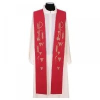 Estola Com Bordado Uvas em Cores Litúrgicas - Foto 3