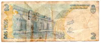Argentina - 2 Pesos - Cédula Estrangeira - UTG - Foto 2