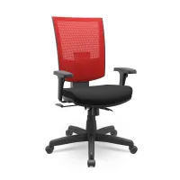 Poltrona Presidente Flash Encosto Fixo Mecanismo Relax com Base Giratória e Braços Reguláveis - Foto 7