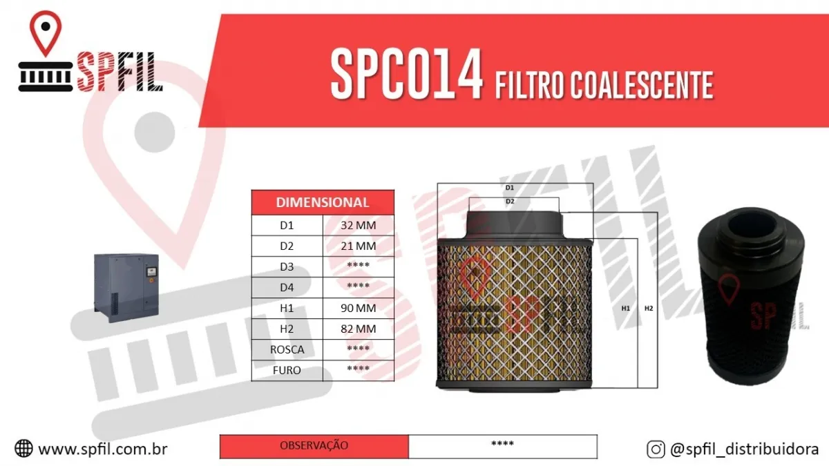 ELEMENTO COALESCENTE SPCO14