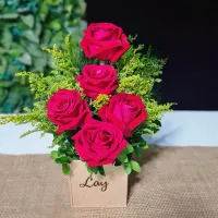 Box de Rosas Encanto - rosa vermelha