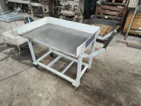 Carrinho para trasnporte com tampo em aço inox - Cód. 154  - Foto 2