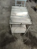 Carrinho para trasnporte com tampo em aço inox - Cód. 155  - Foto 2