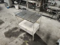 Carrinho para trasnporte com tampo em aço inox - Cód. 155  - Foto 3