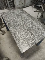 Mesa com tampo de mármore - Cód. 167 - Foto 2