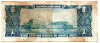 C009 - 1 Cruzeiro - 1° Estampa - Série 504 - Autografada / Assinada a Mão - Marquês de Tamandaré - Data: 1944 - UTG - Foto 2
