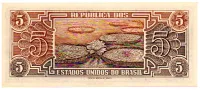 C111 - 5 Cruzeiros - Série 058 - Índio - Data: 1961 - Fe - Foto 2
