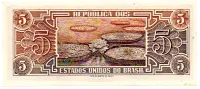 C111 - 5 Cruzeiros - Série 065 - Índio - Data: 1961 - Fe - Foto 2