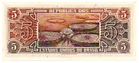 C112 - 5 Cruzeiros - Série 095 - Índio - Data: 1962 - Fe - Foto 2