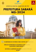Apostila Pref Sabará MG Assistente Administrativo 2024