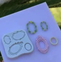 Molde de Silicone Mini Molduras